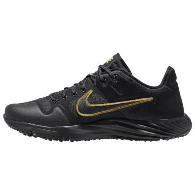 Nike Softball Cipő Női Alpha Huarache Elite 2 Turf Fekete/Arany,JVK02683